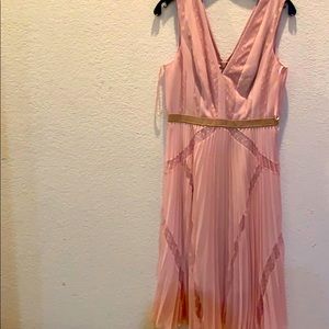 Light shell silk dress